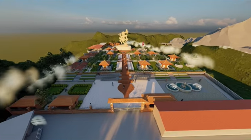 Ongoing hilltop resort and hospitality masterplan