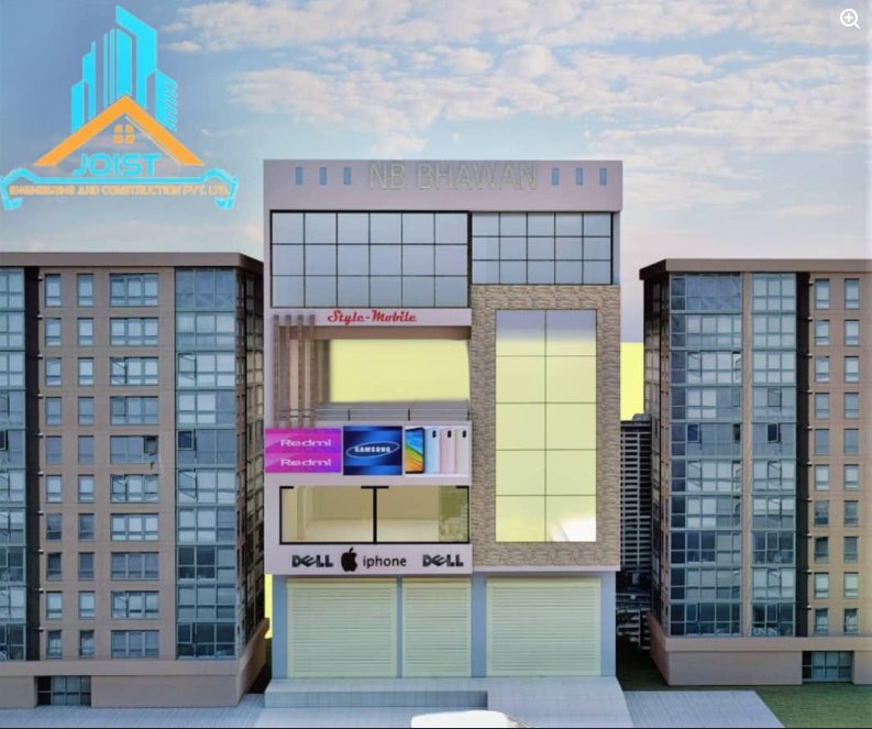 NB Bhawan residential and commercial design concept